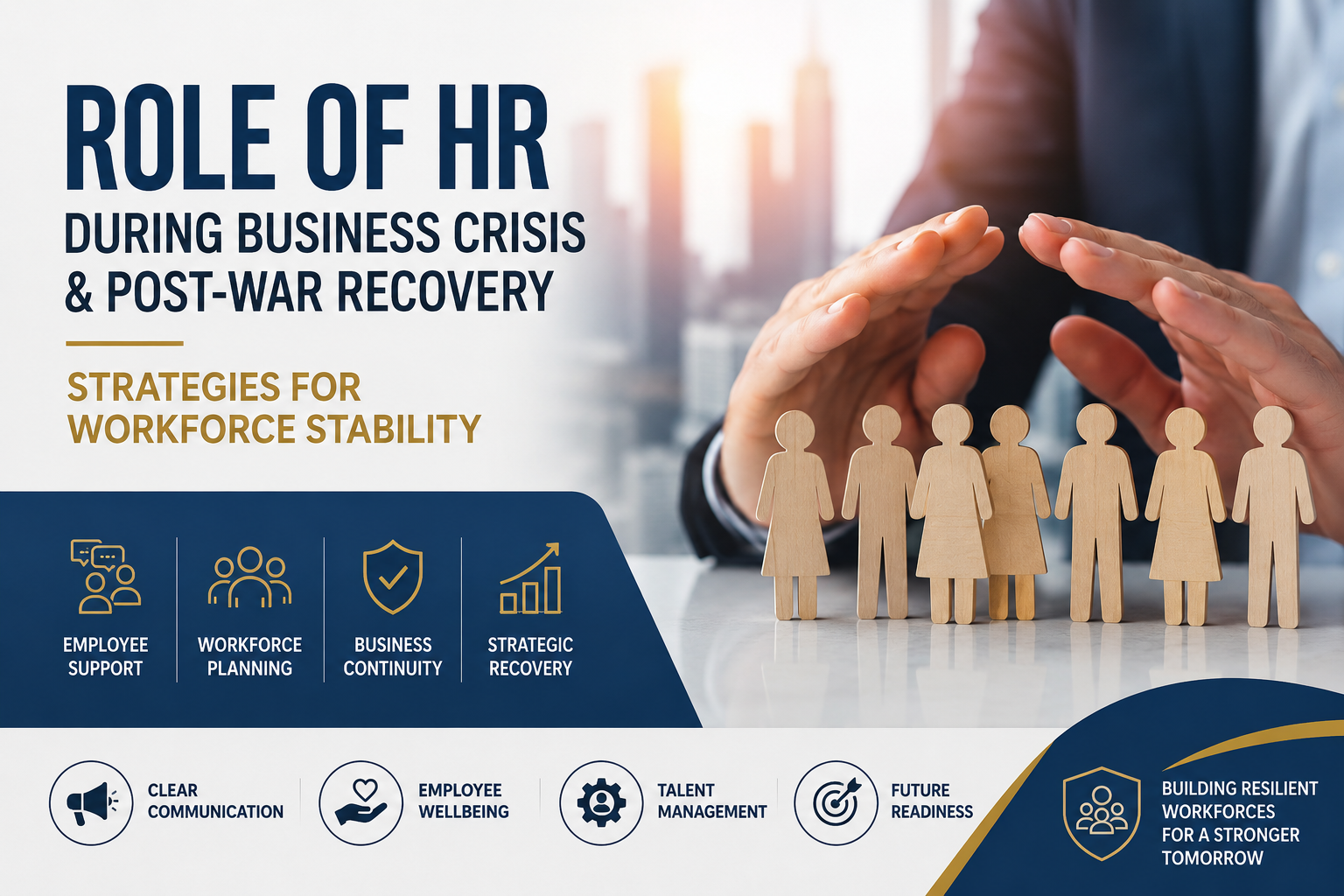 Role of HR During Business Crisis and Post-War Recovery: Strategies for Workforce Stability