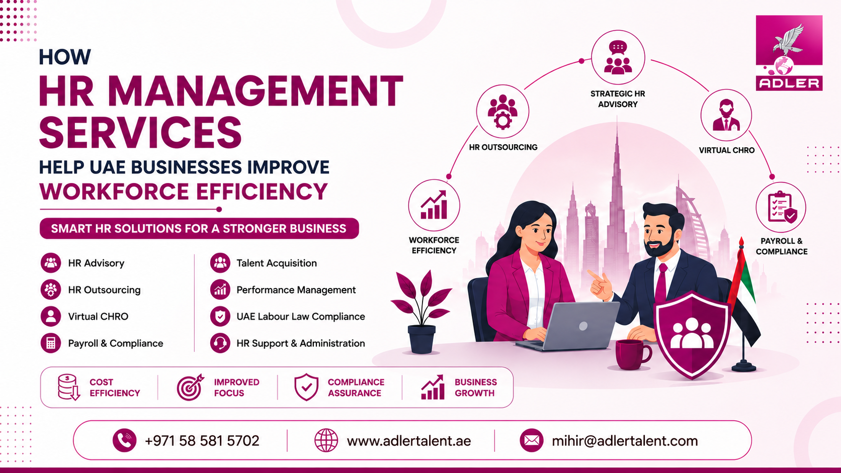 How HR Management Services Help UAE Businesses Improve Workforce Efficiency