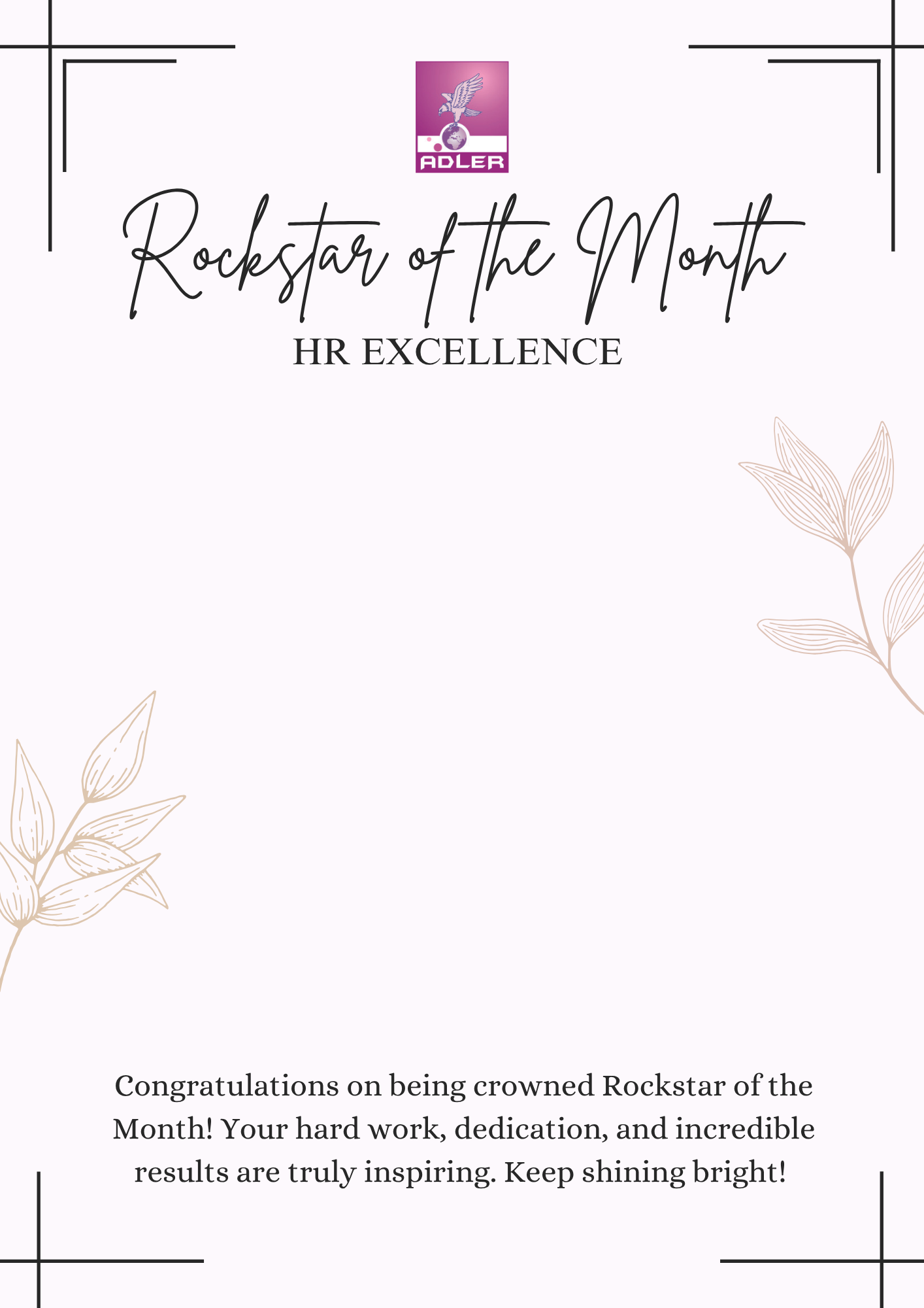 Rockstar Of The Month