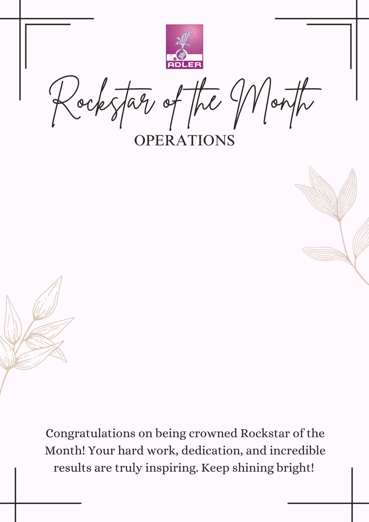 Rockstar Of The Month